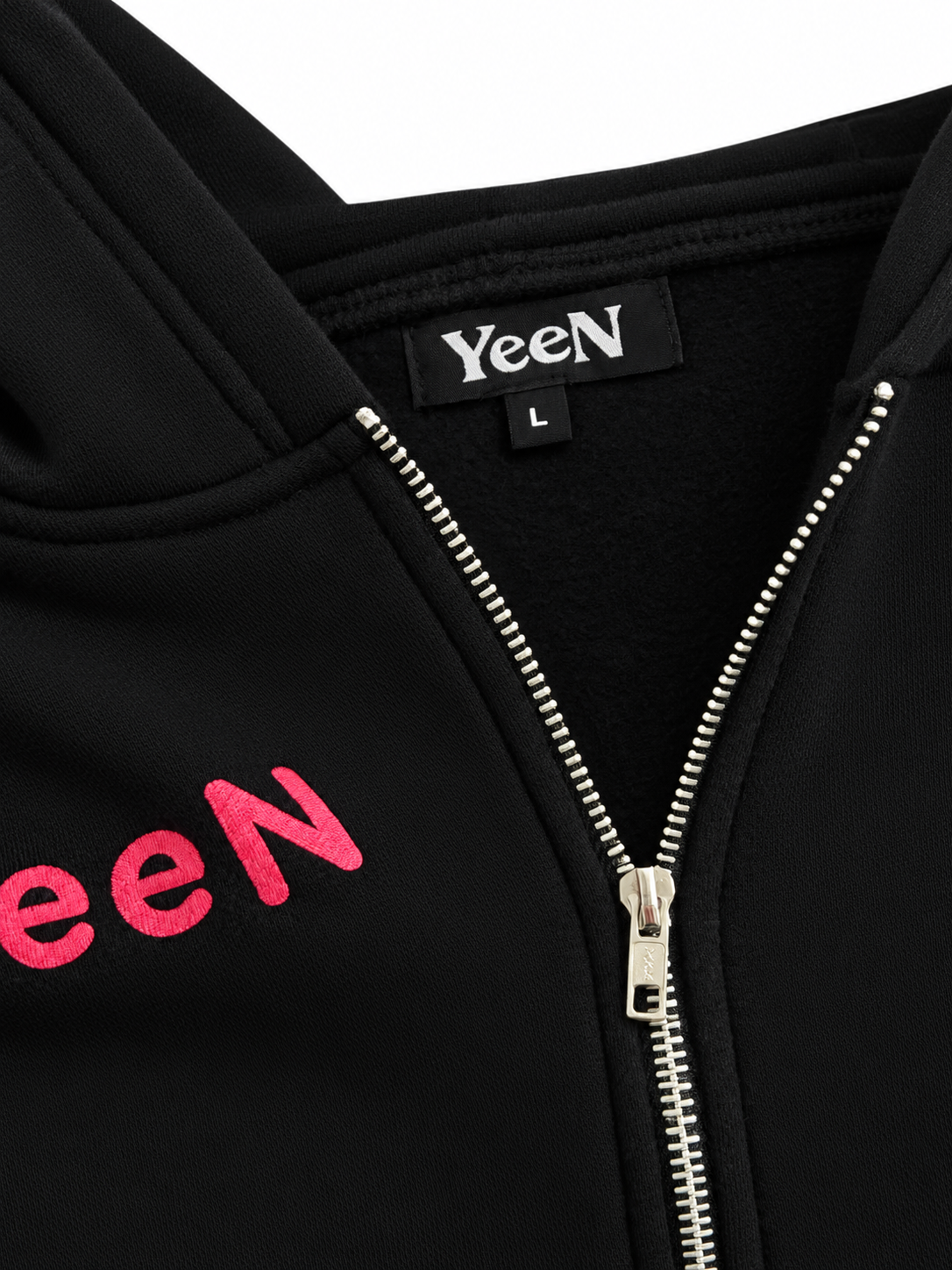 Black Zip-Up Hoodie