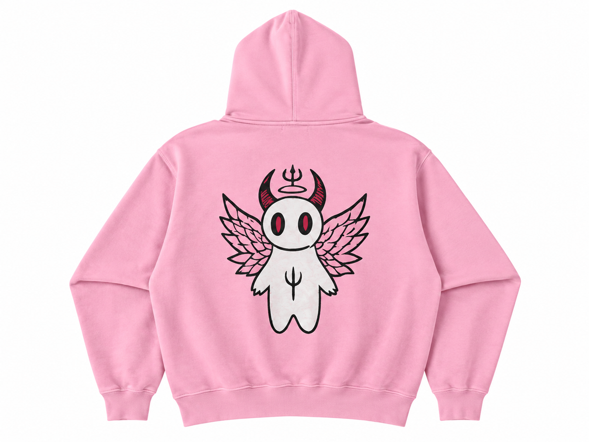 Kapuzenpullover mit Reißverschluss pink